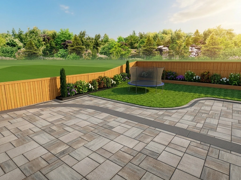 Charcoal border sweep & garden bed edge