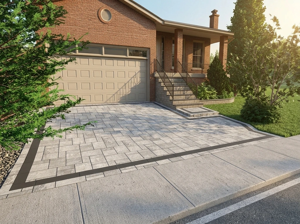 3D rendering of the proposed front exterior transformation
