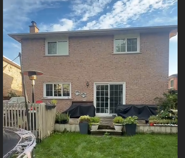 Backyard — existing condition